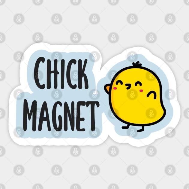 Chick Magnet Sticker by KayBee Gift Shop